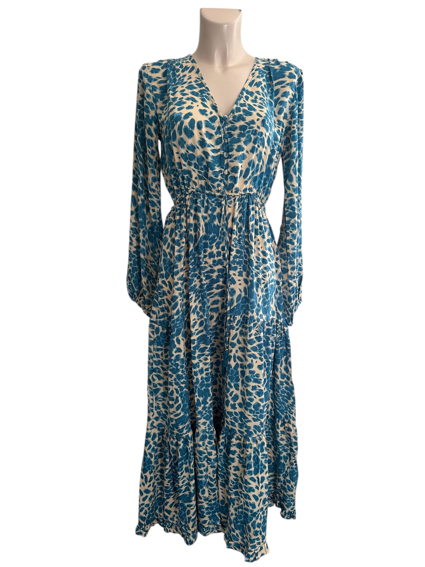 Gold & Silver maxi jurk M