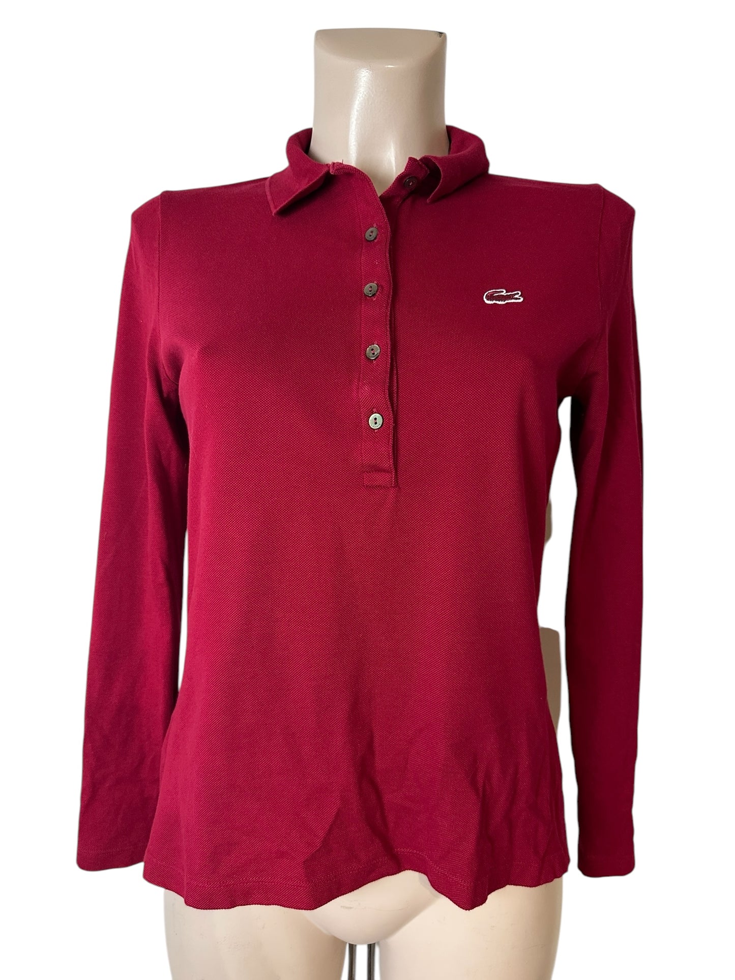 Lacoste shirt lange mouw S