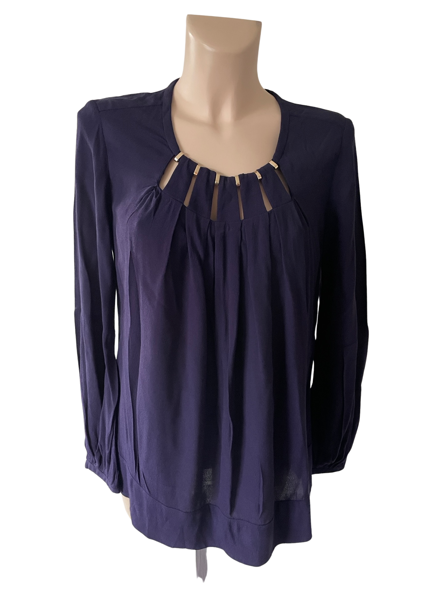 Diane von Furstenberg shirt lange mouw S