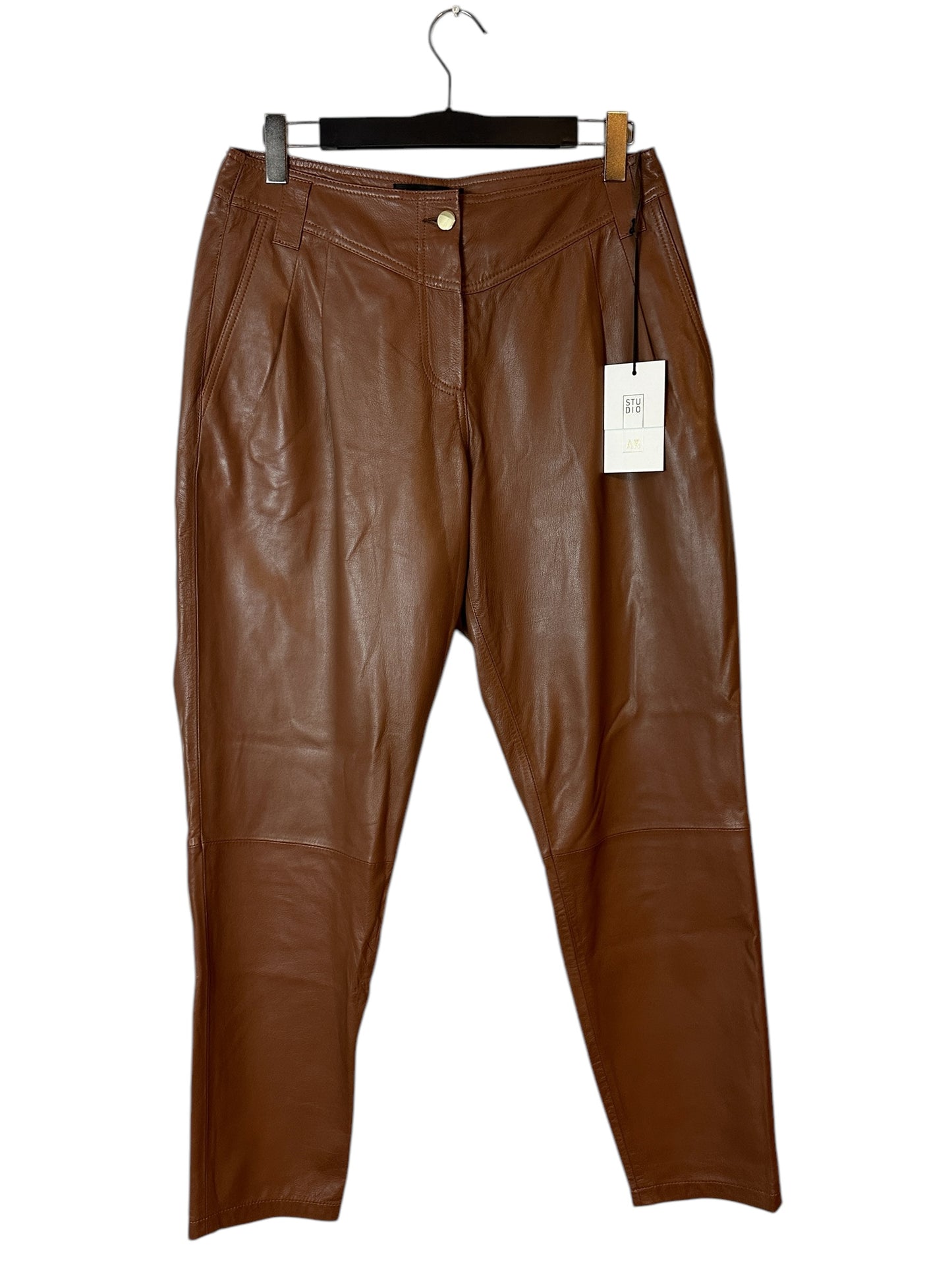 Studio Ar Arma broek leer bruin L