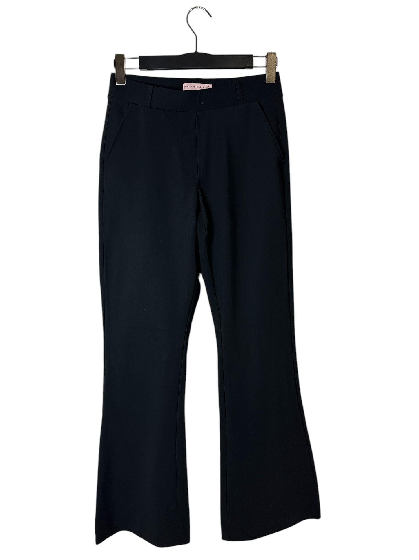 Studio Anneloes broek zwart bonded flared S