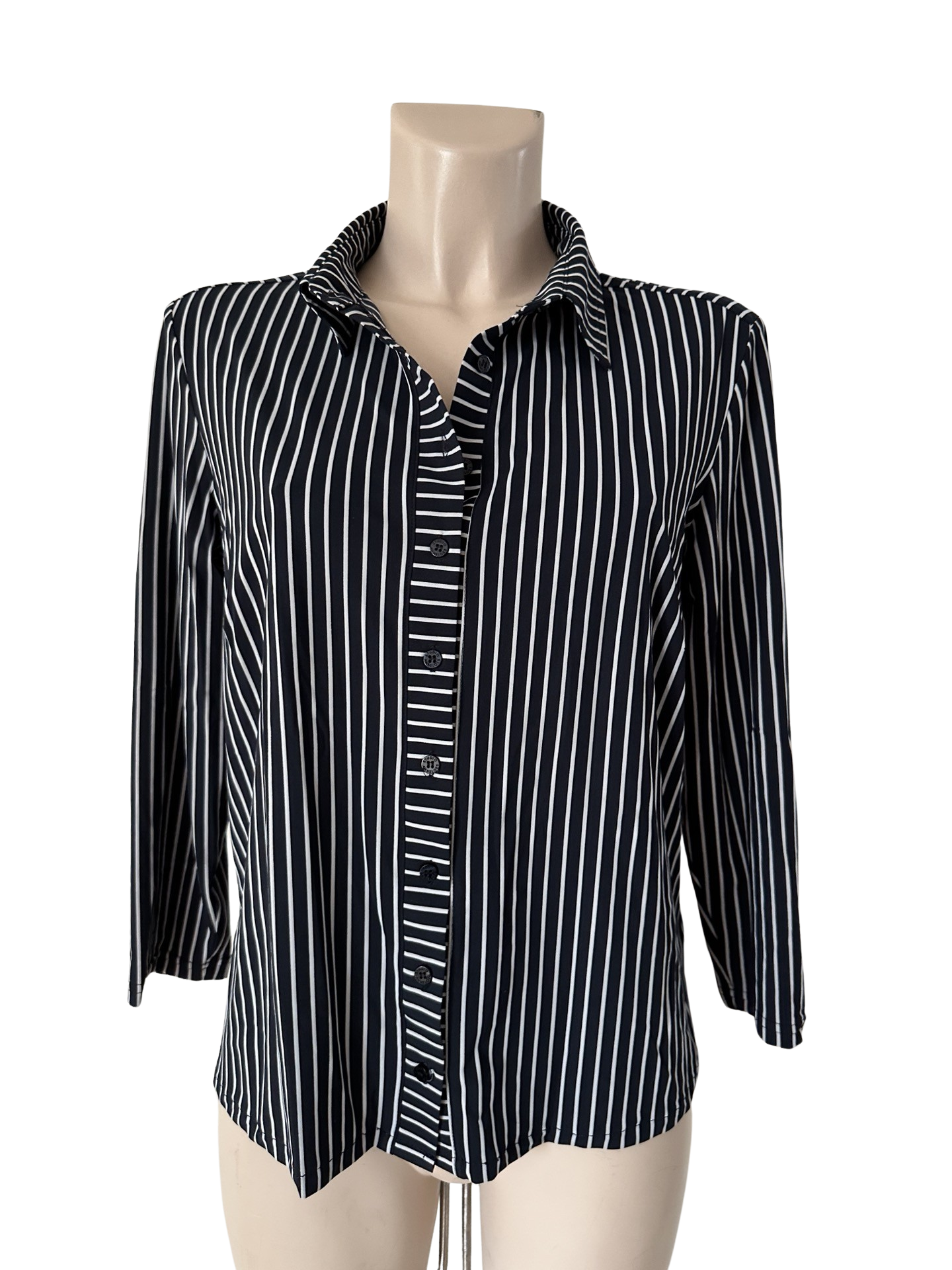 Studio Anneloes blouse blauw wit travel L