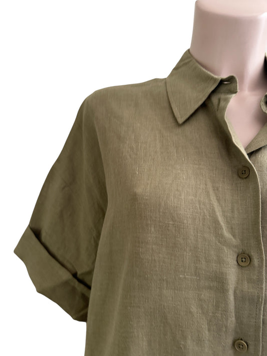 Drykorn Bluse aus Leinen, Größe M