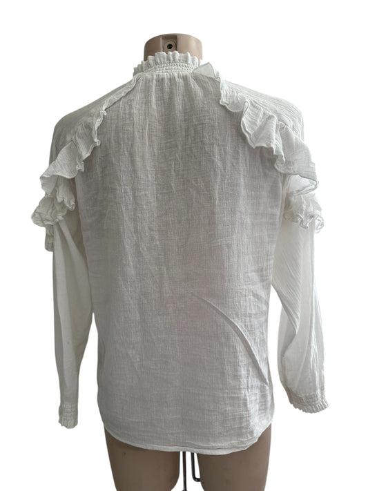 Yaya shirt lange mouw S