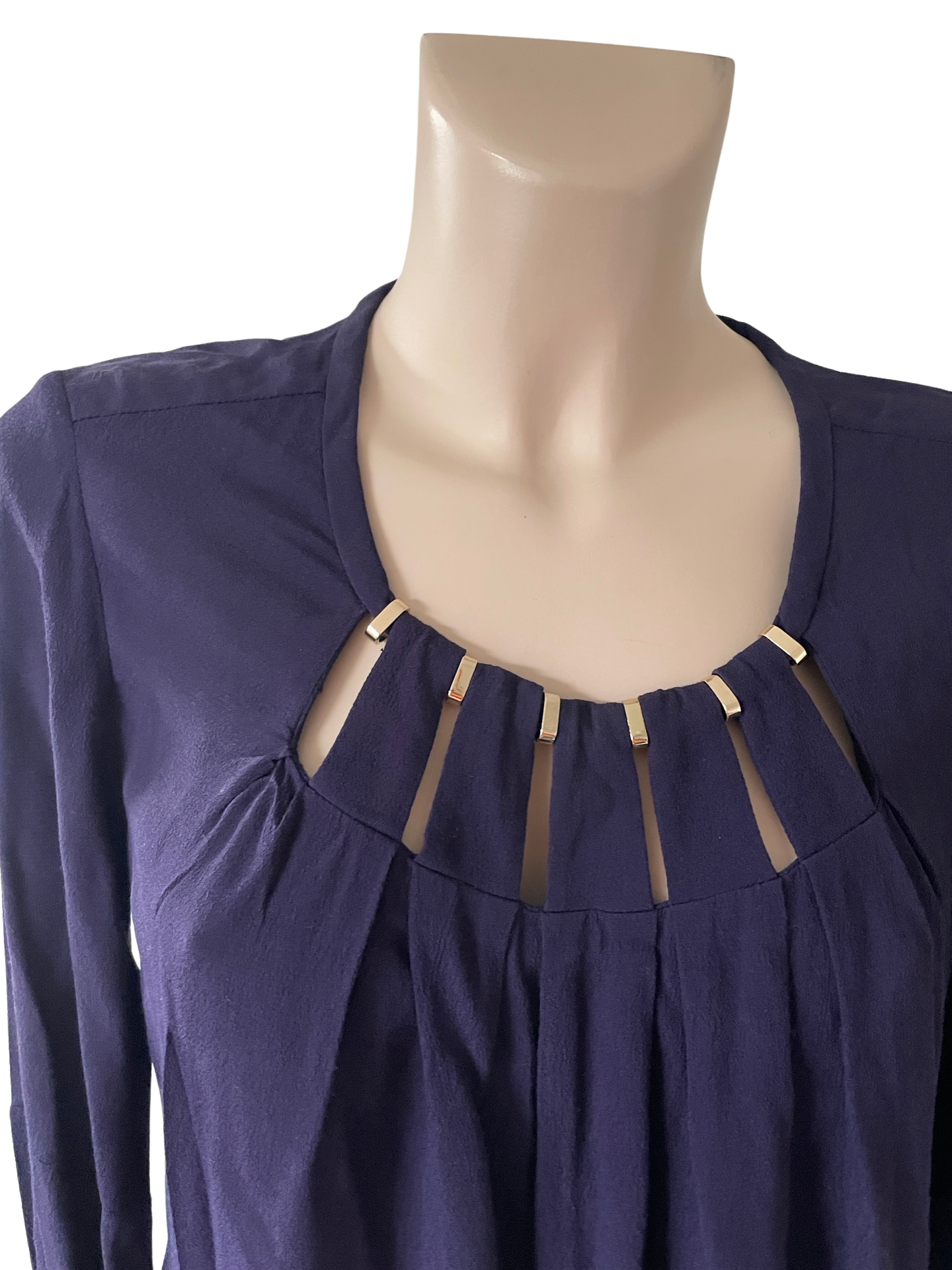 Diane von Furstenberg shirt lange mouw S