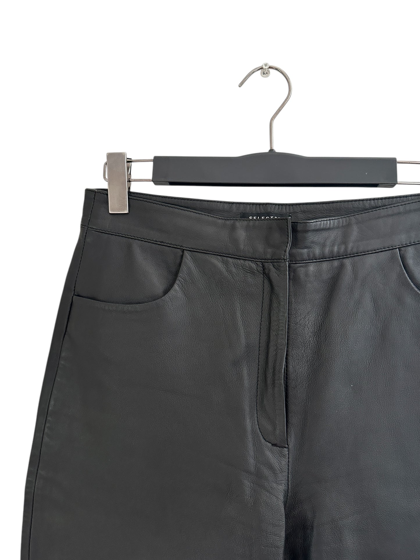 Selected Femme broek leer M