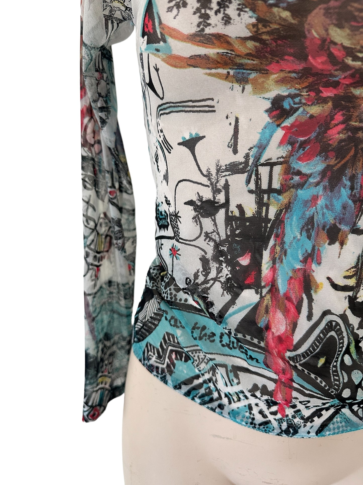 Save the Queen shirt lange mouw XS