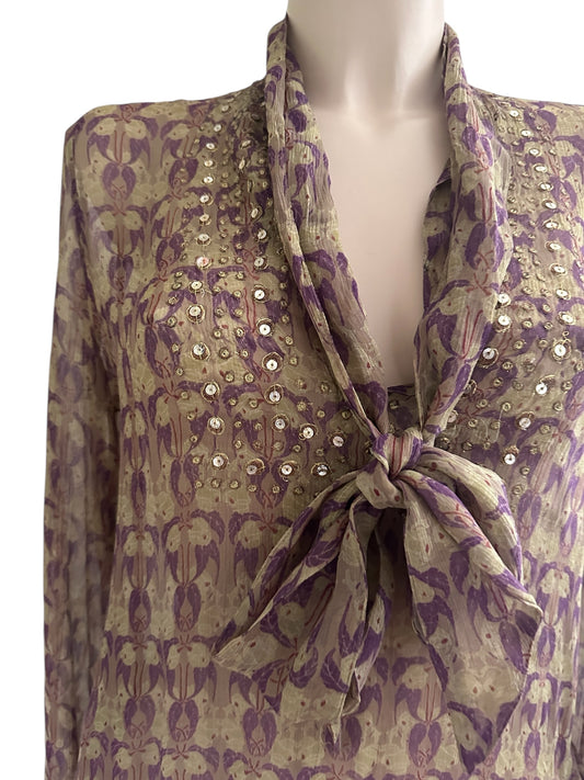 Antik Batik shirt lange mouw S