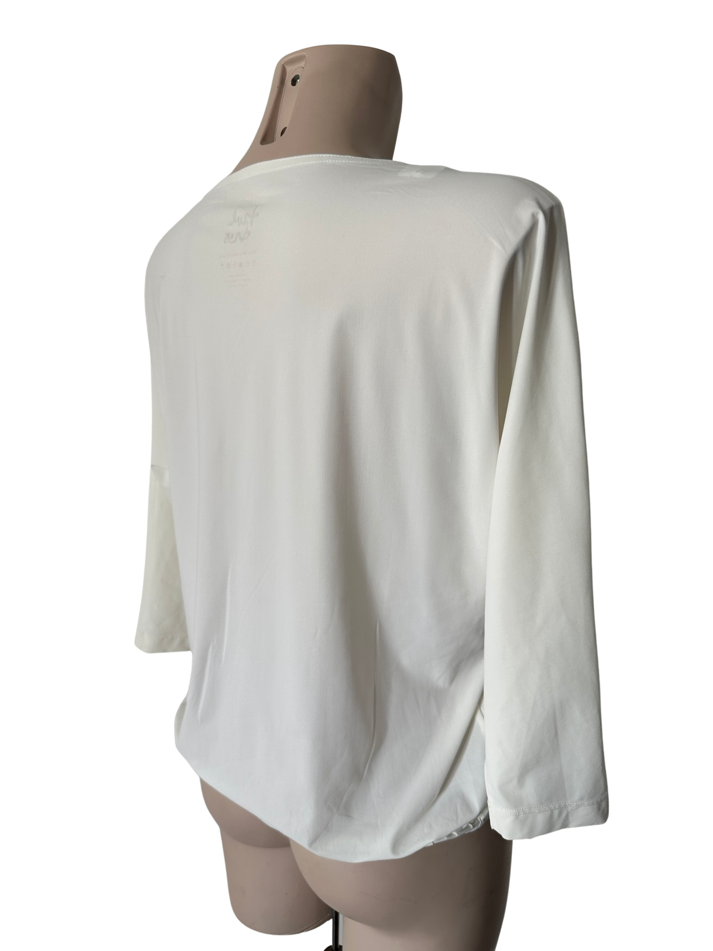 Zenggi shirt lange mouw travel wit XS