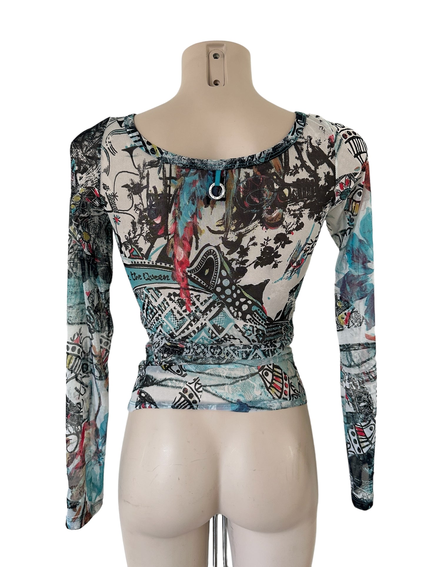 Save the Queen shirt lange mouw XS