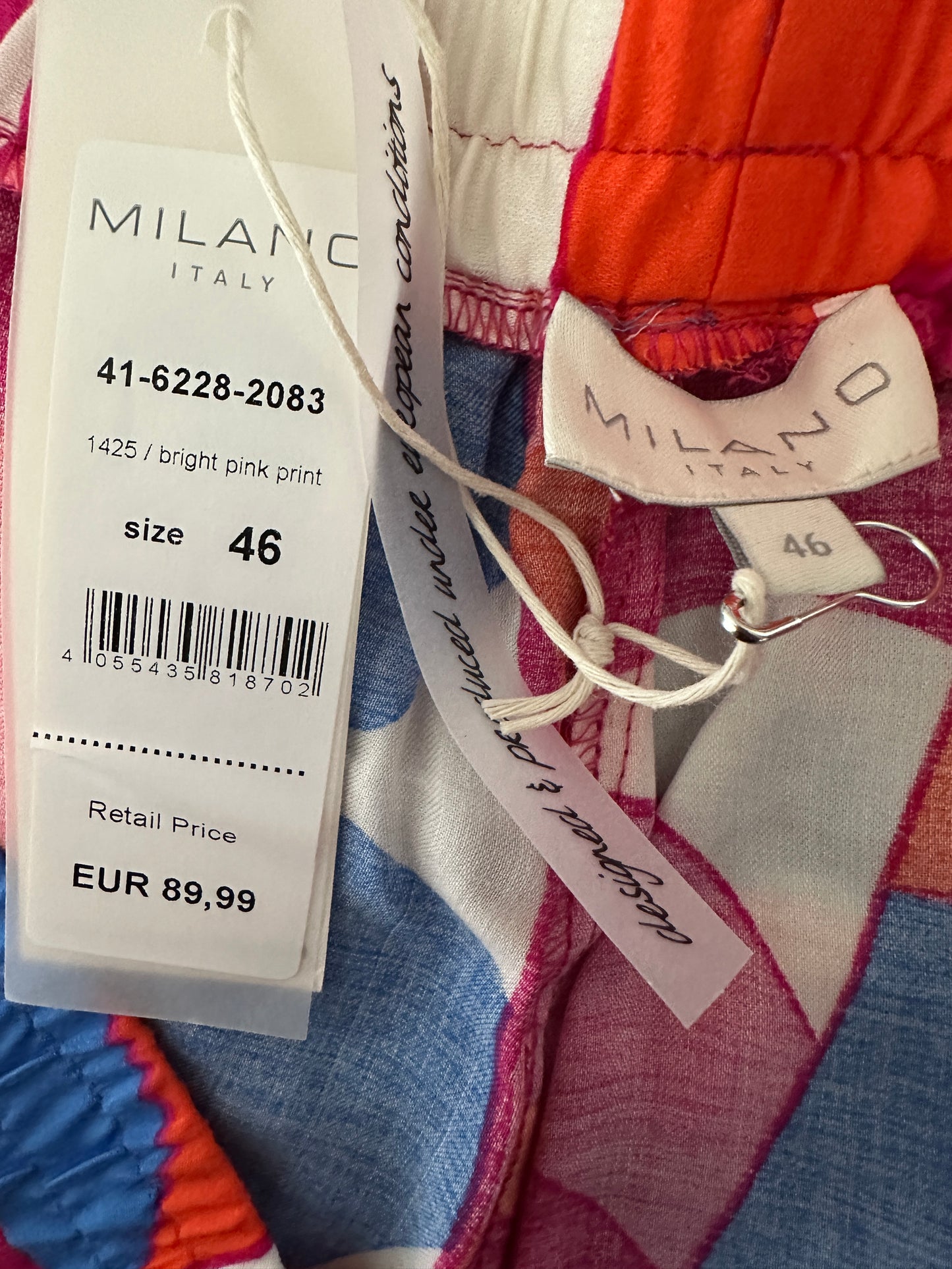 Milano Italy broek NIEUW (meerdere maten)