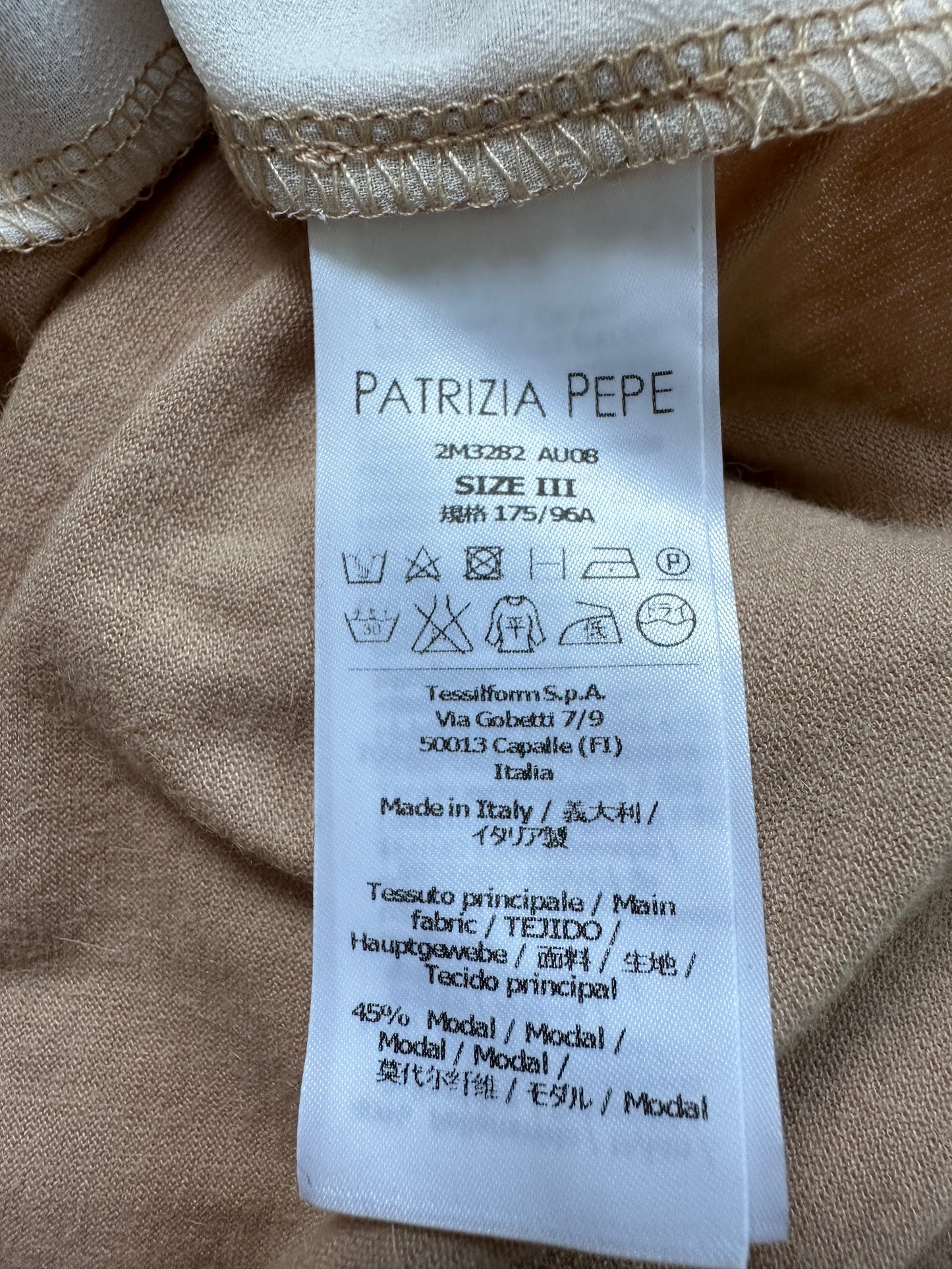Patrizia Pepe shirt lange mouw NIEUW L
