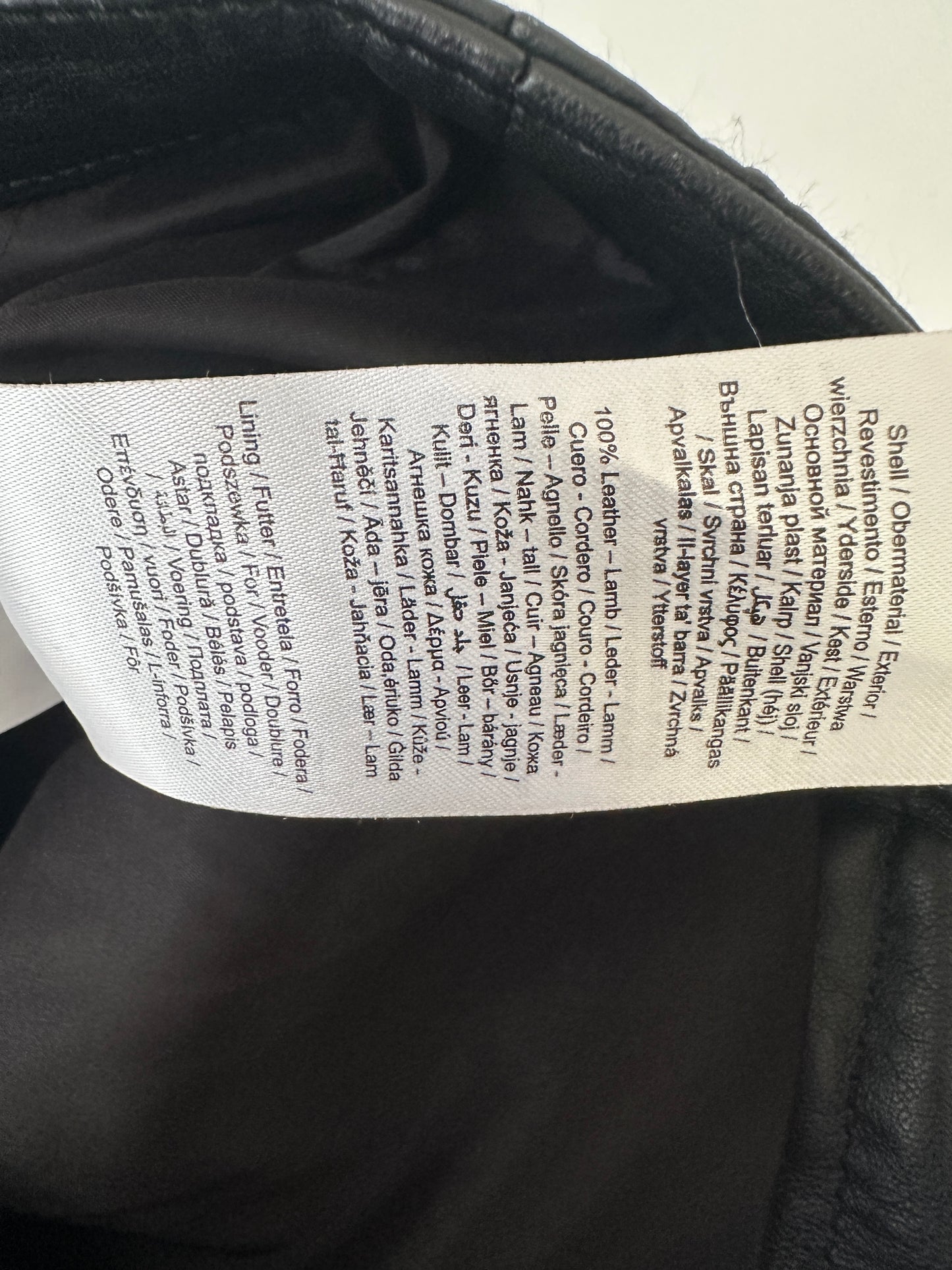 Selected Femme broek leer M
