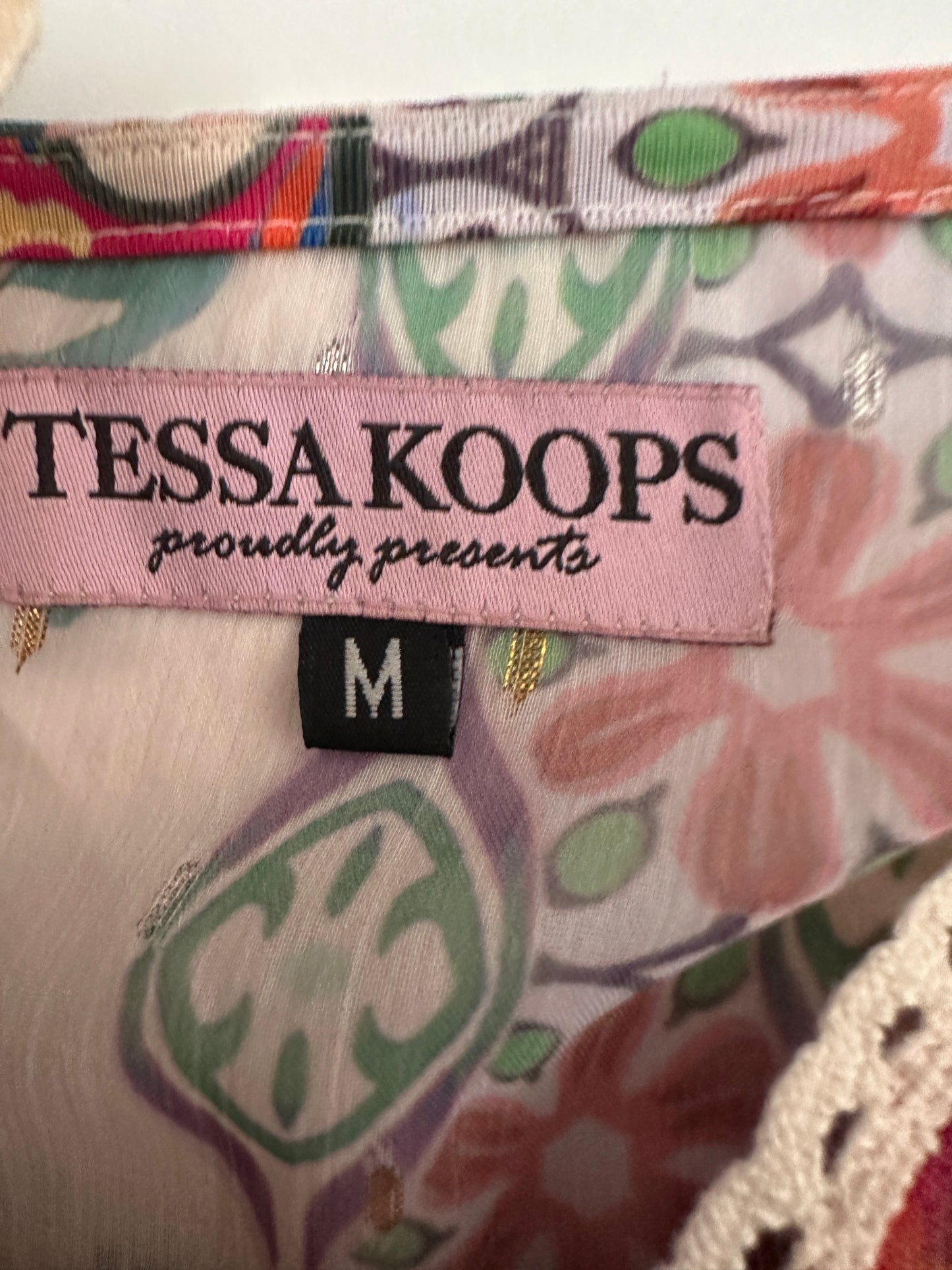 Tessa Koops shirt lange mouw M