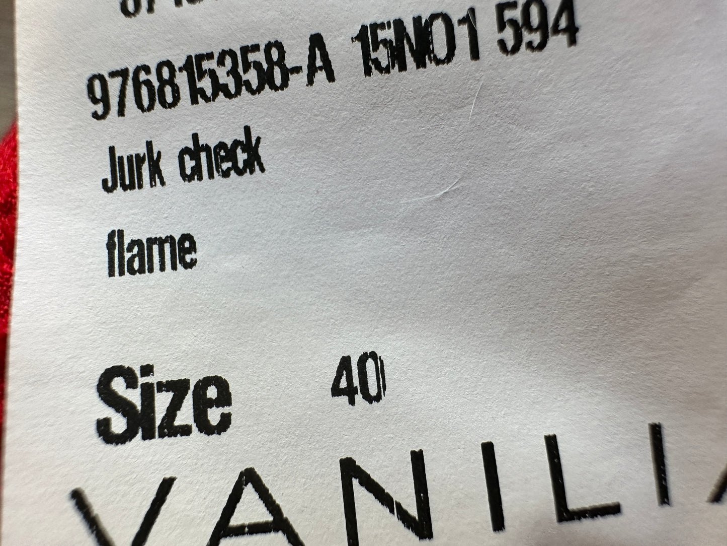 Vanilia jurk L