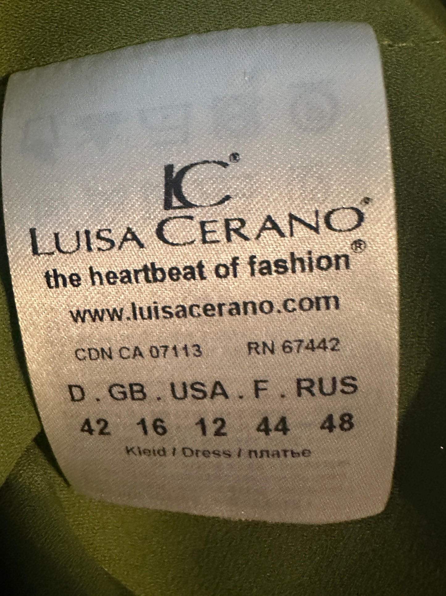 Luisa Cerano jurk XL