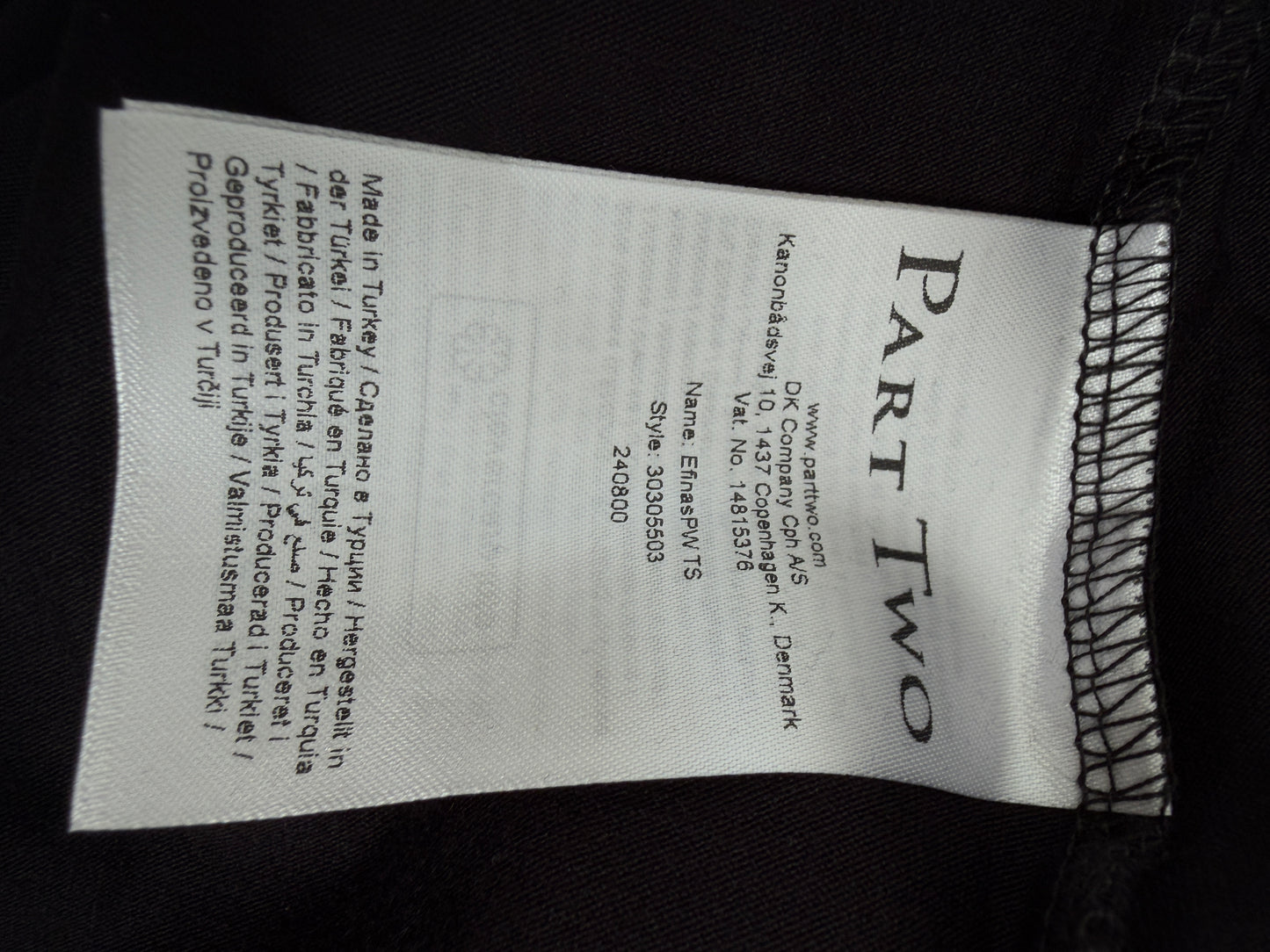 Part Two shirt lange mouw NIEUW L