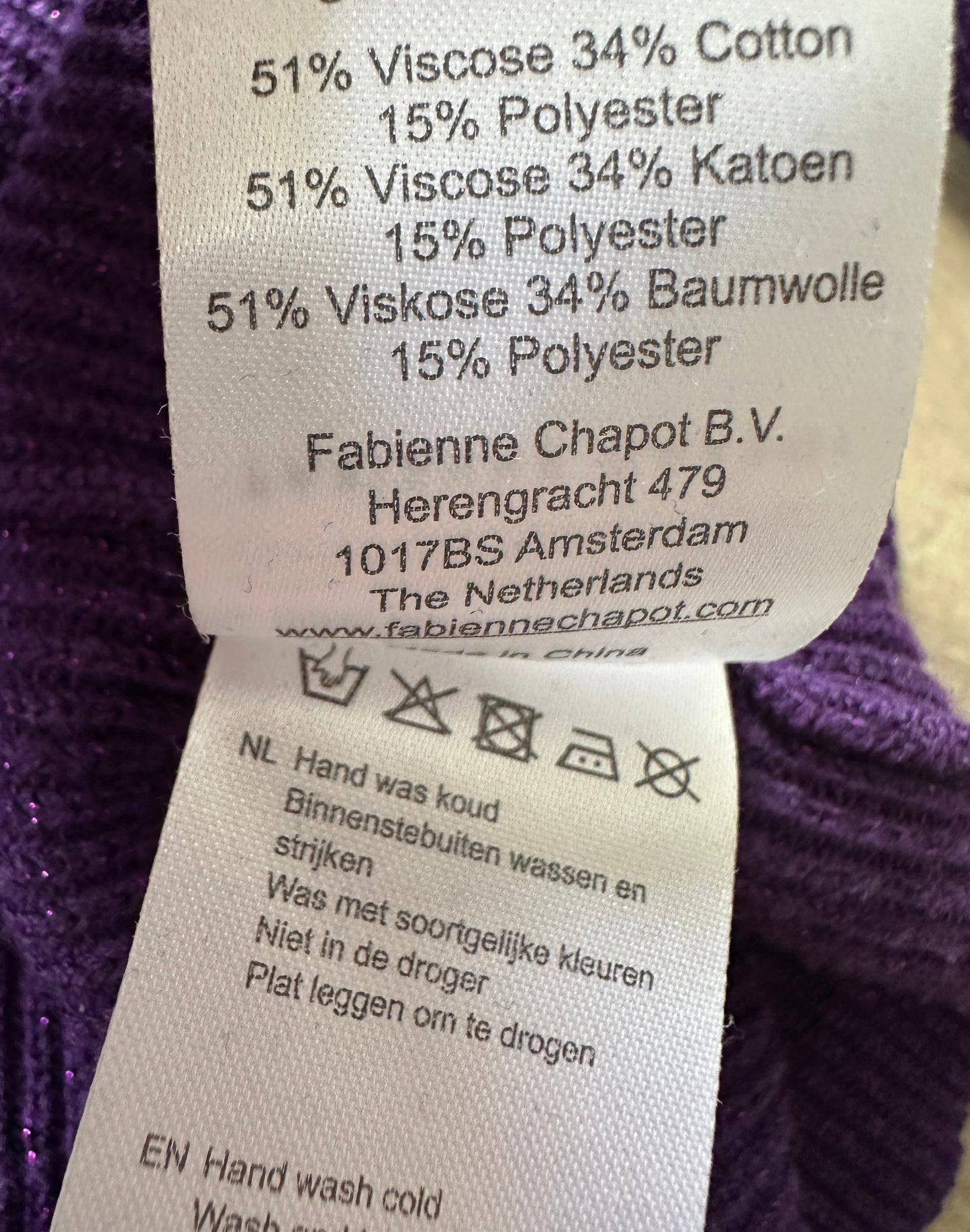 Fabienne Chapot trui XS