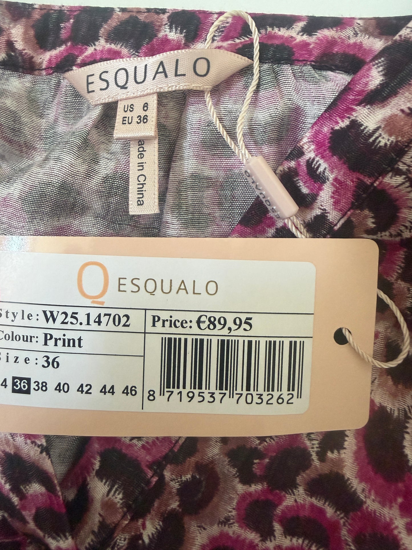Esqualo shirt lange mouw NIEUW (meerdere maten)