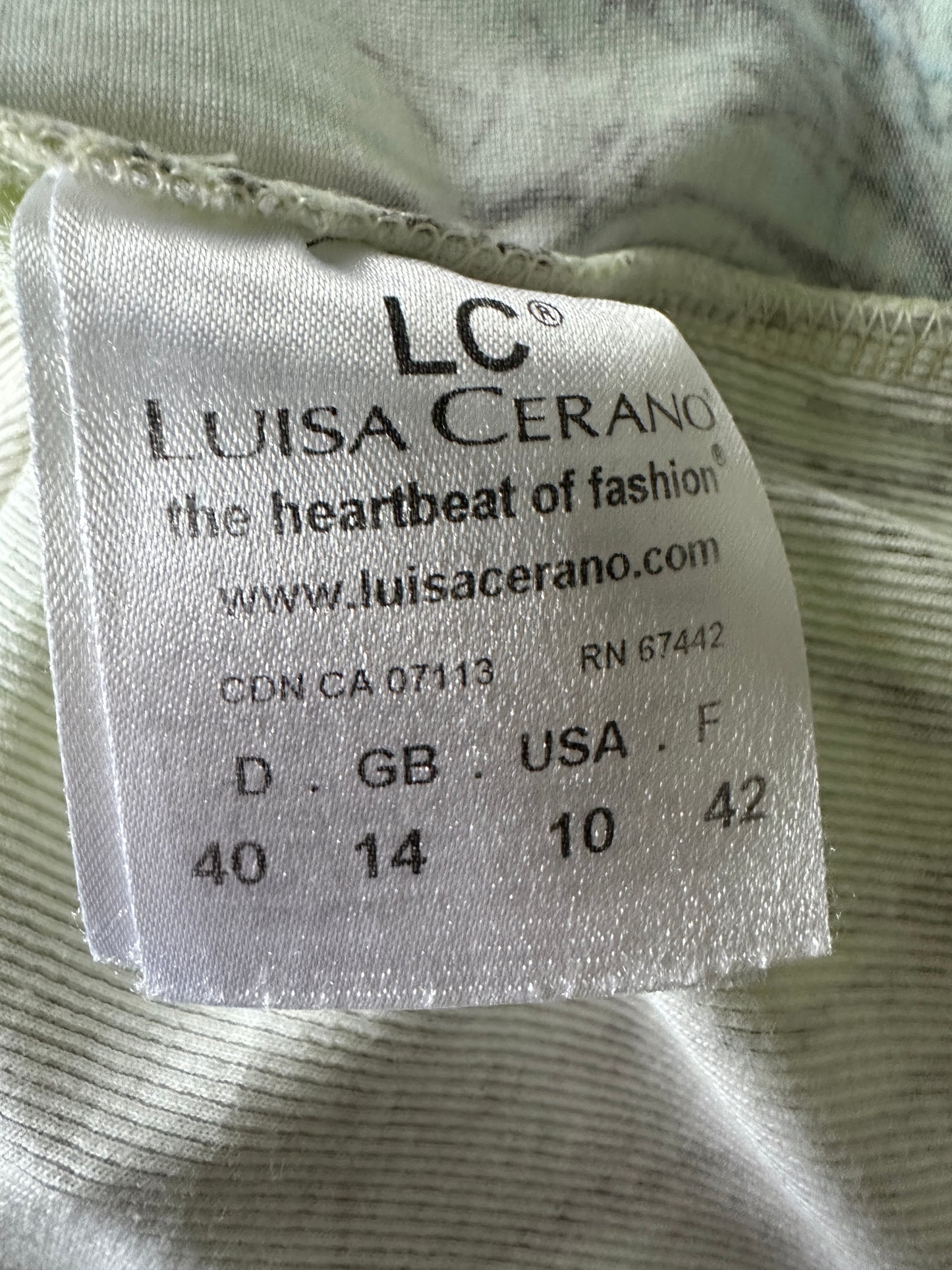 Luisa Cerano shirt lange mouw S