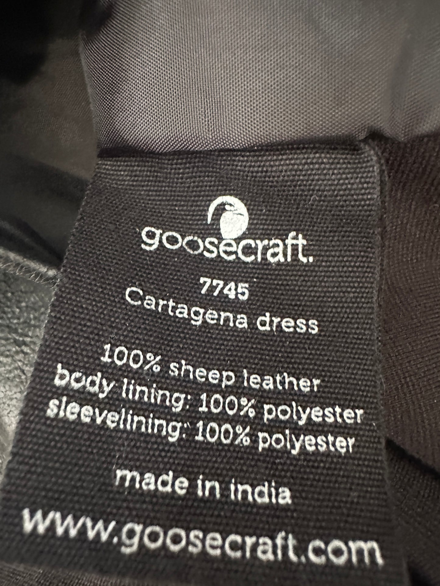 Goosecraft jurk leer S