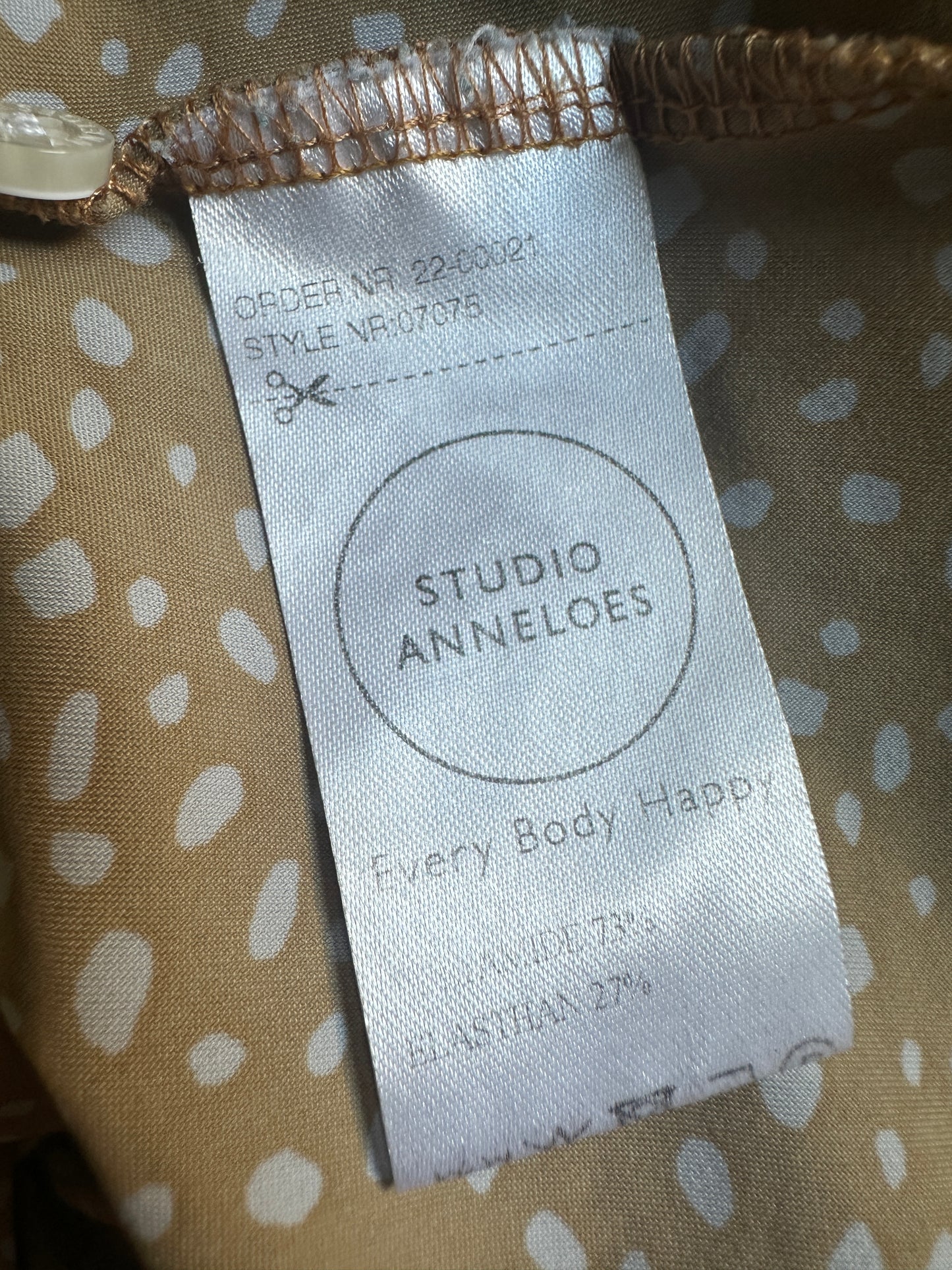 Studio Anneloes blouse travel geel L