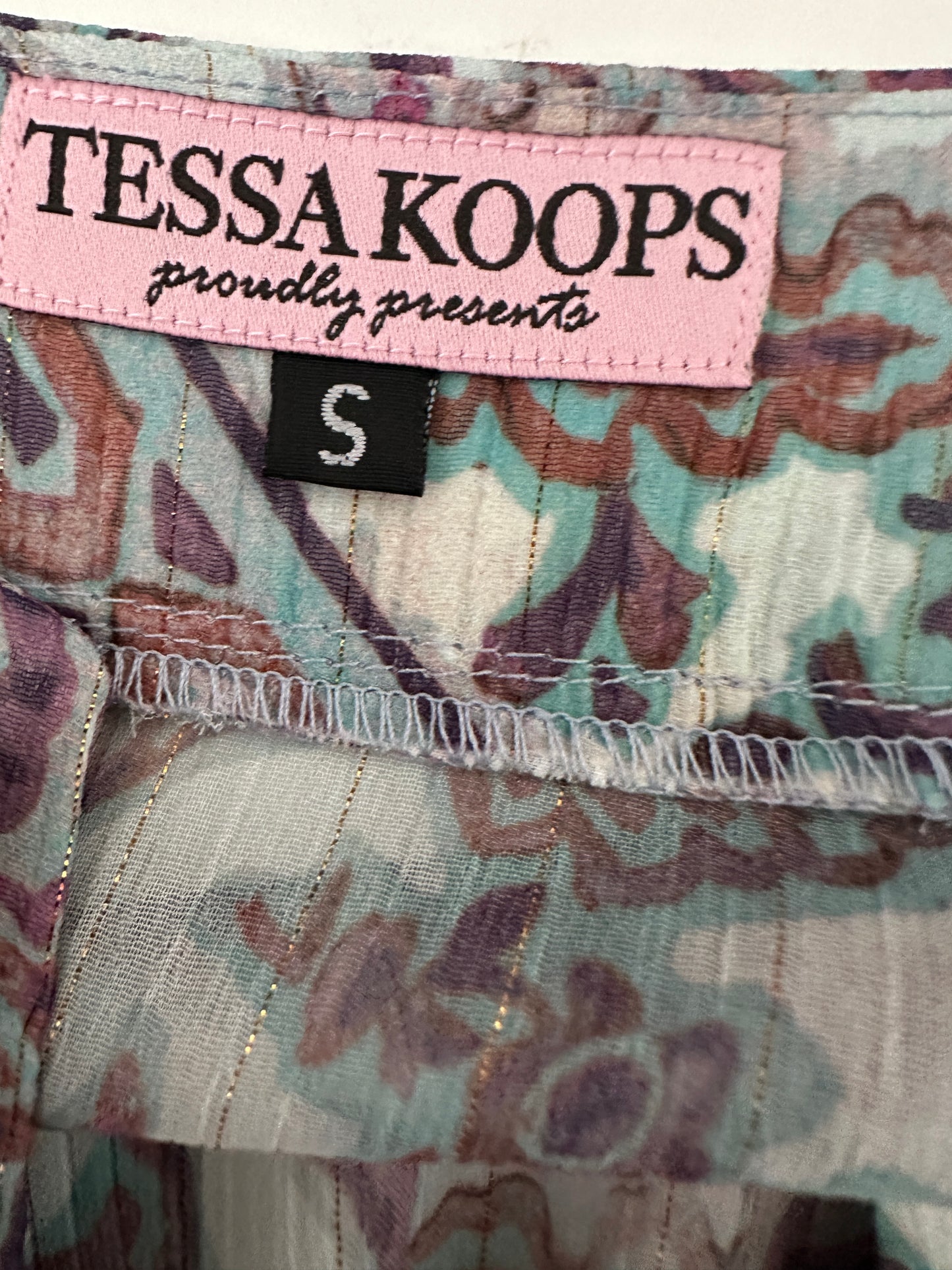 Tessa Koops shirt lange mouw S