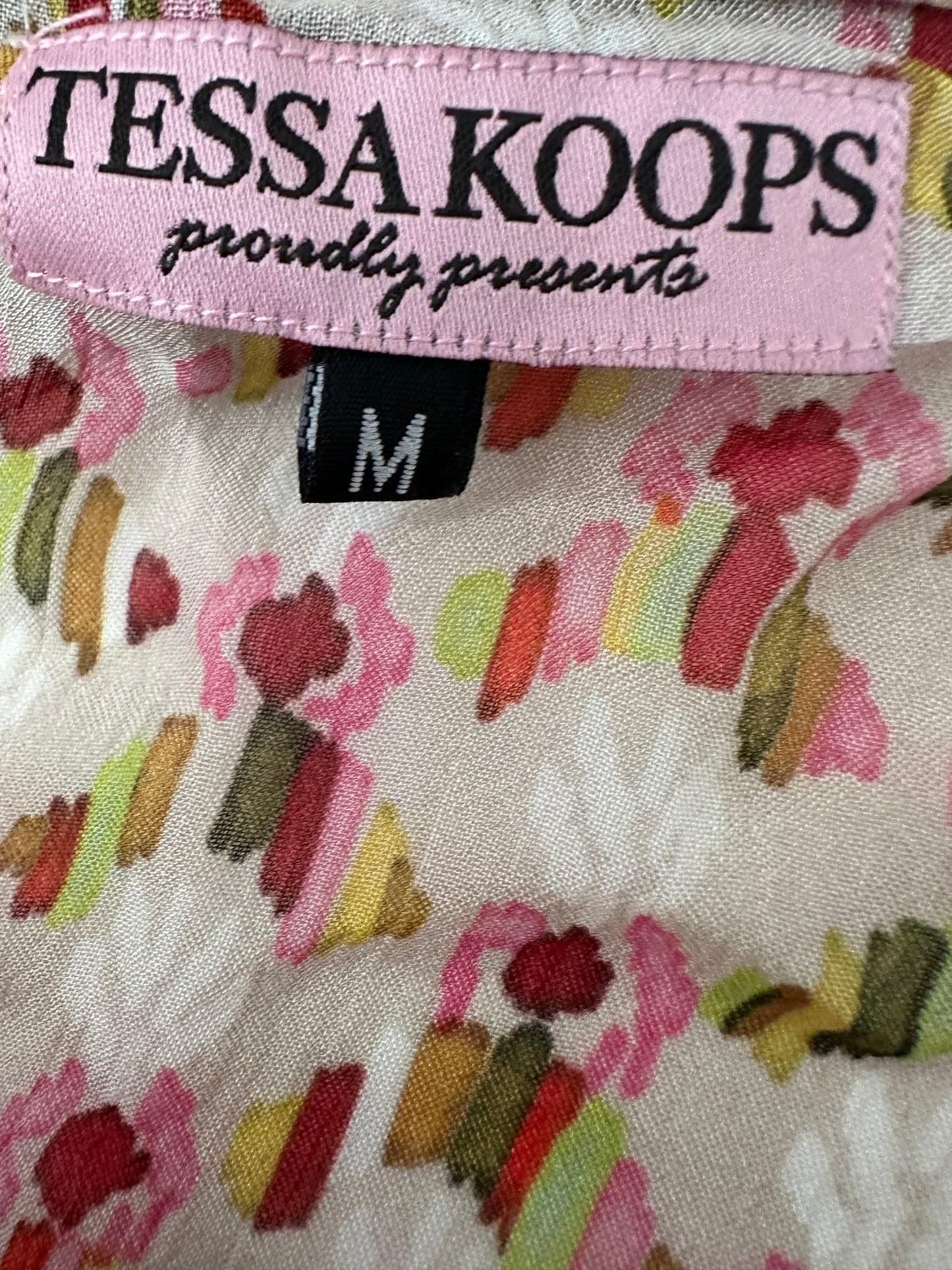 Tessa Koops shirt lange mouw M