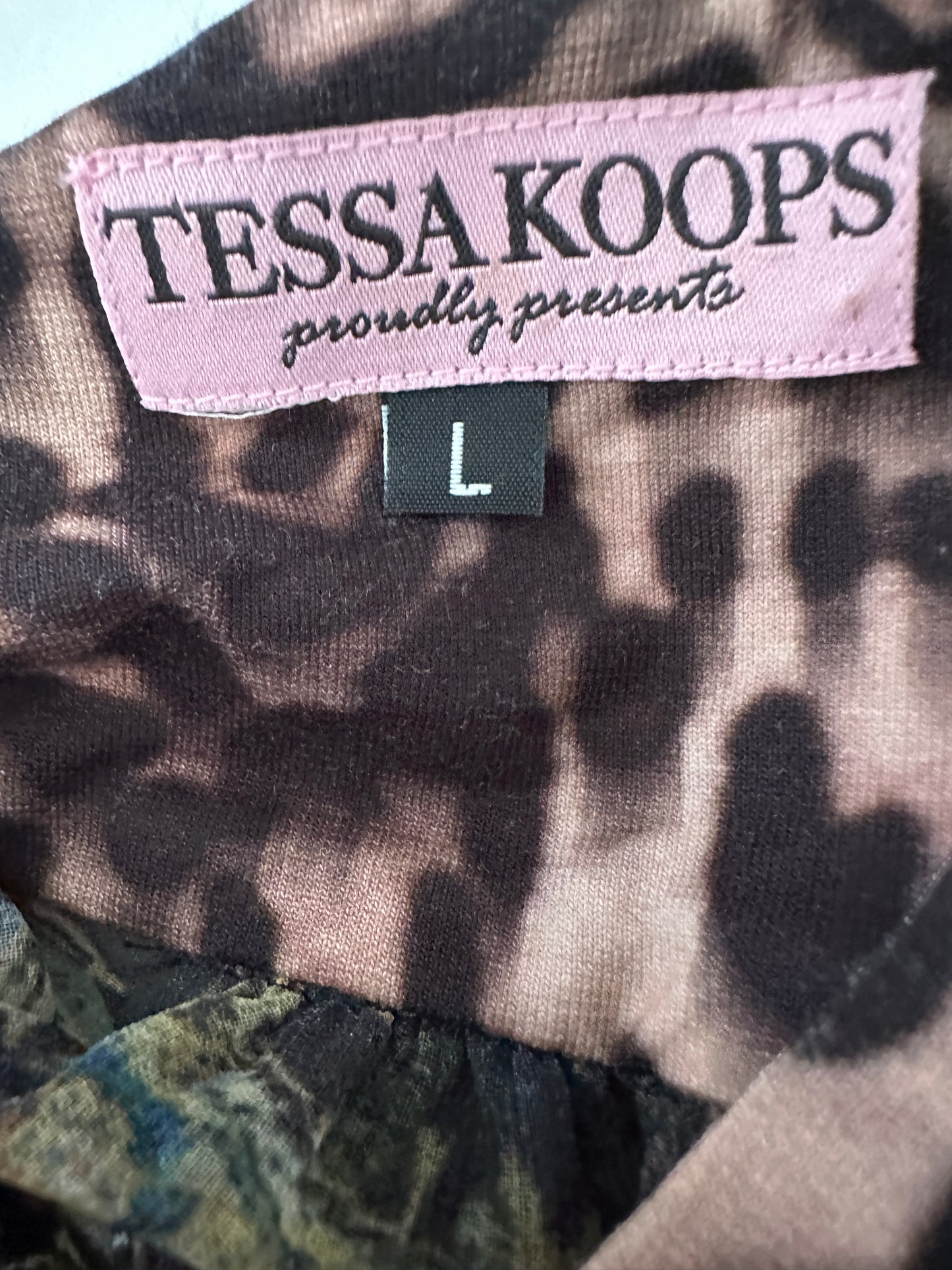 Tessa Koops shirt lange mouw L