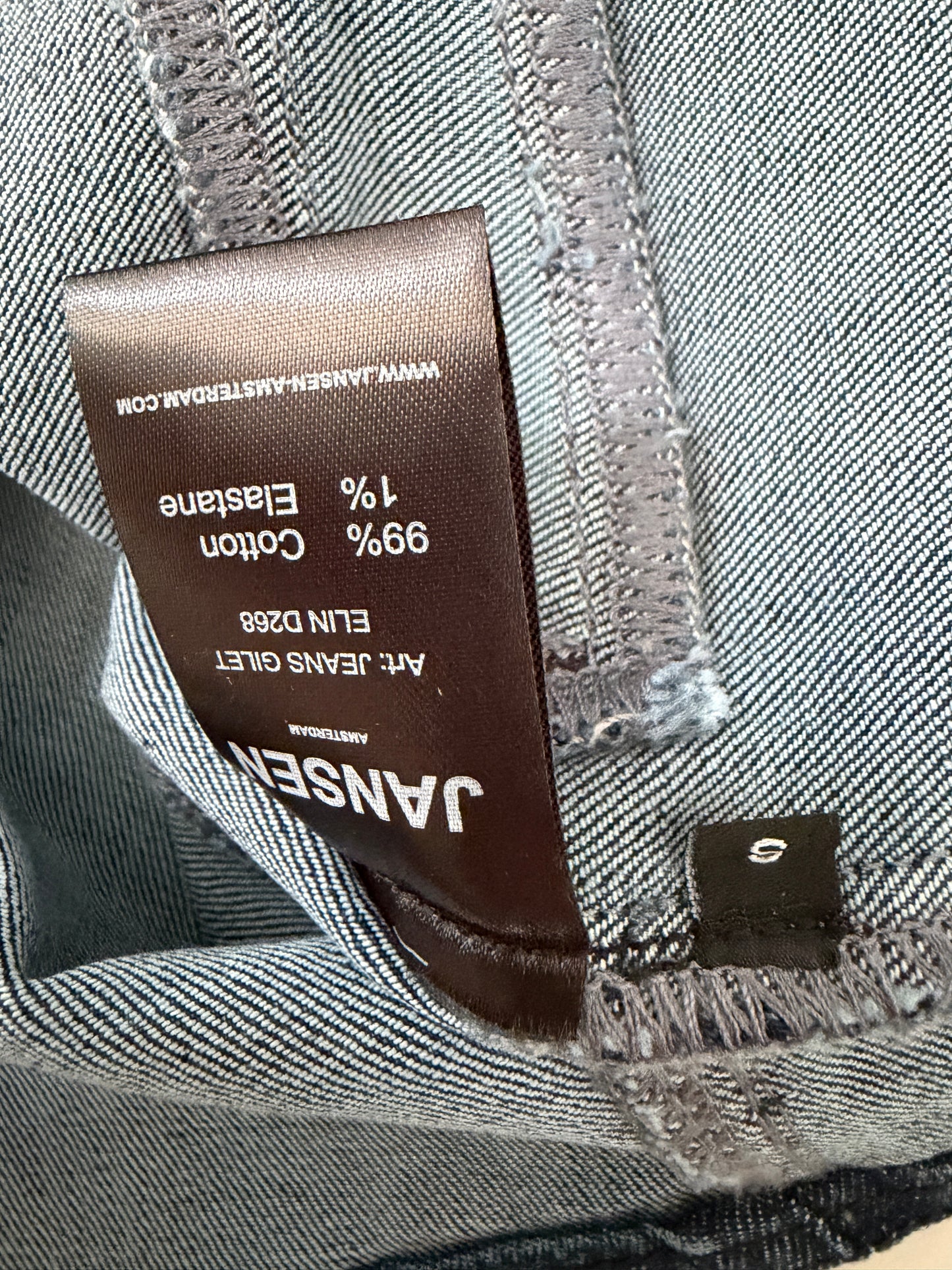 Jansen Amsterdam gilet NIEUW S