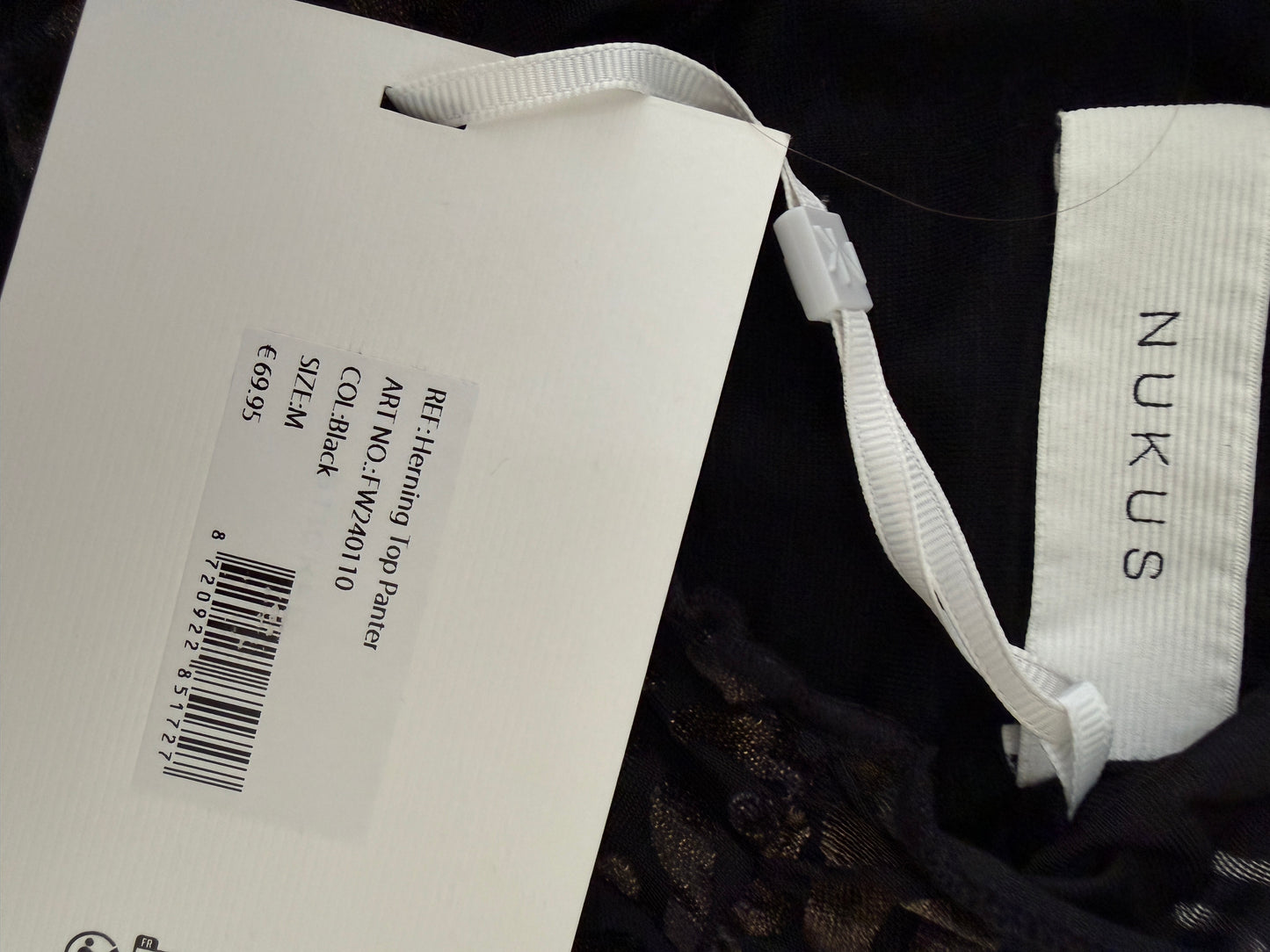 Nukus shirt lange mouw NIEUW (meerdere maten)