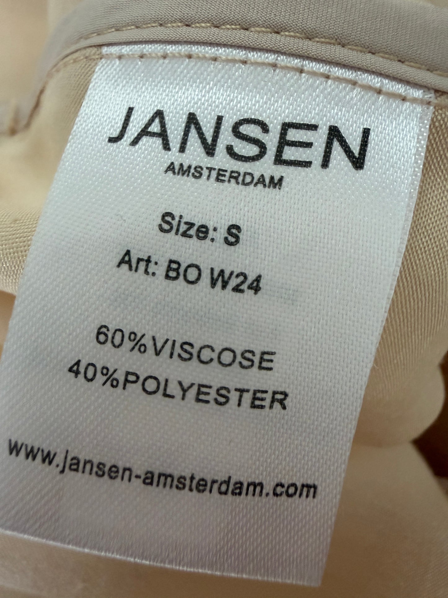 Jansen Amsterdam shirt NIEUW S