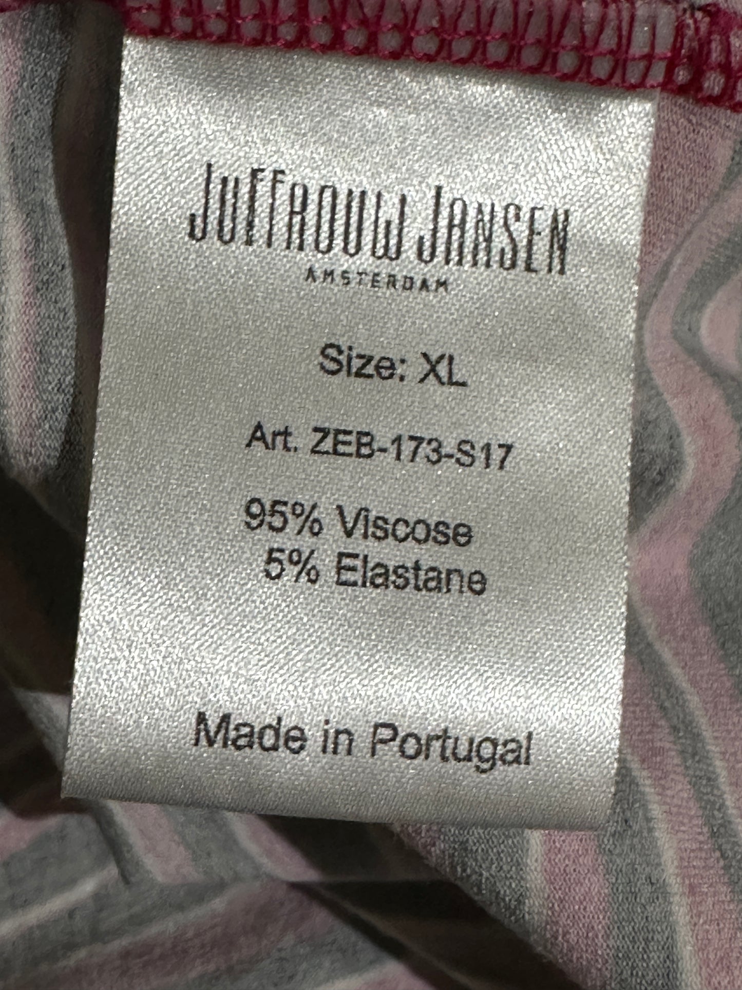 Juffrouw Jansen shirt lange mouw L