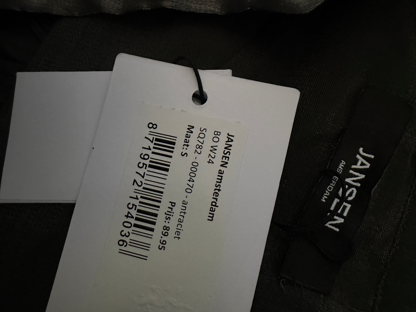 Jansen Amsterdam shirt lange mouw NIEUW S
