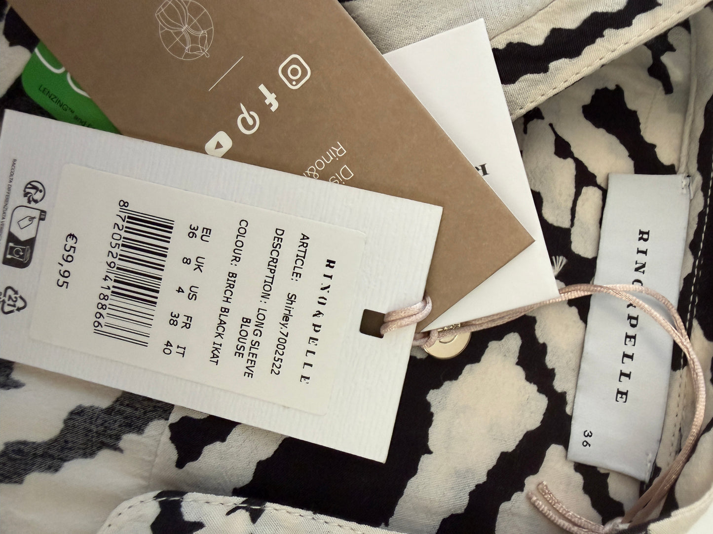 Rino & Pelle shirt lange mouw NIEUW S