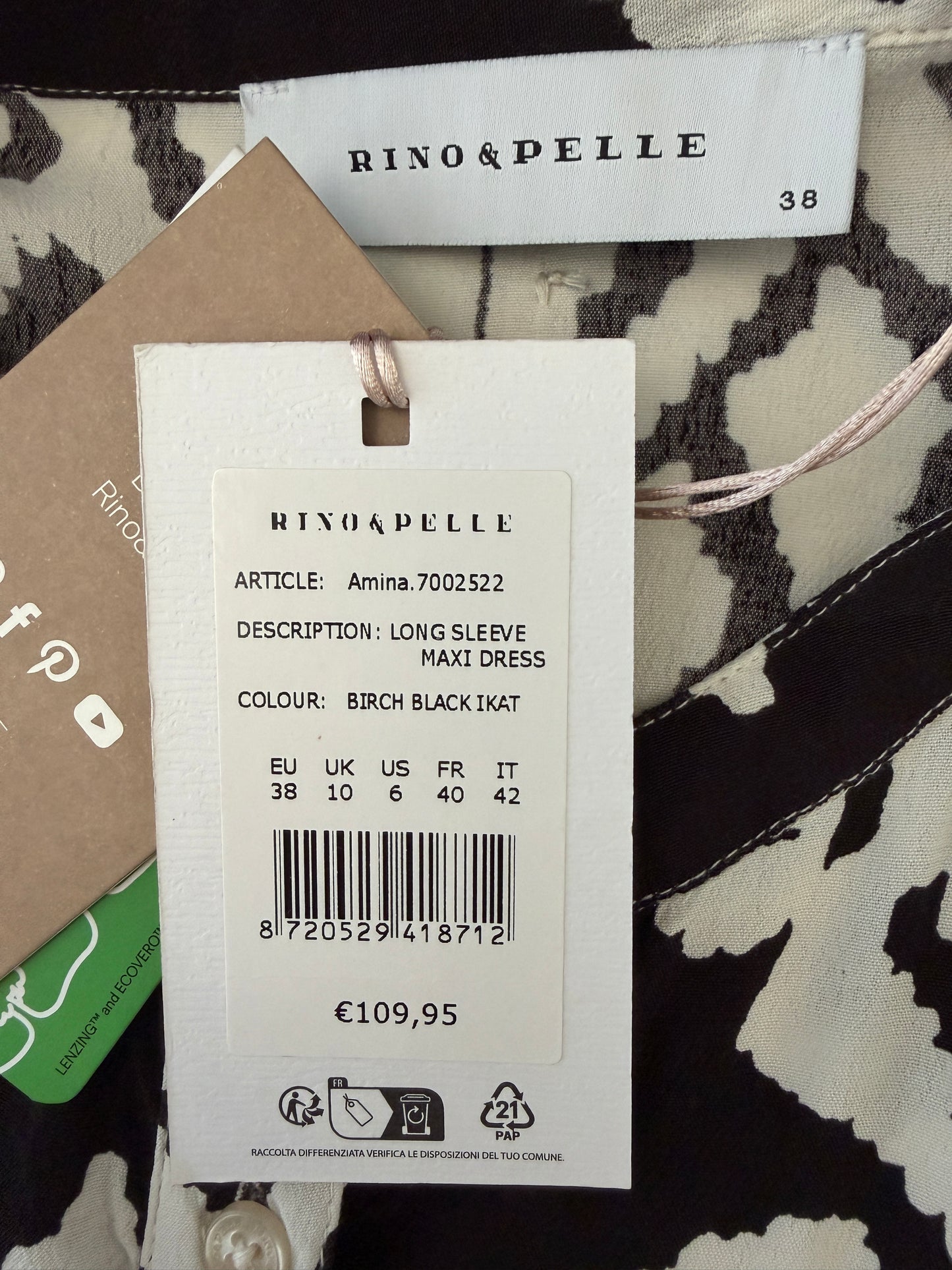 Rino & Pelle maxi jurk NIEUW M