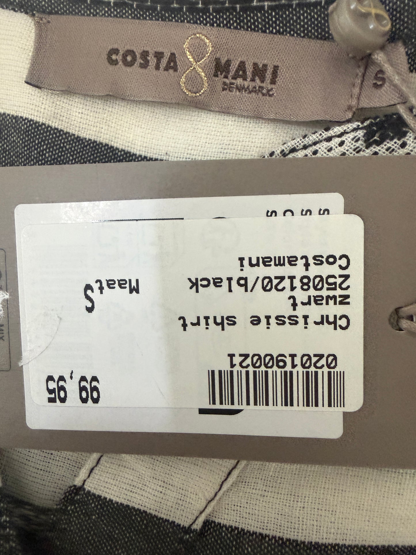 Costa Mani shirt lange mouw NIEUW (meerdere maten)