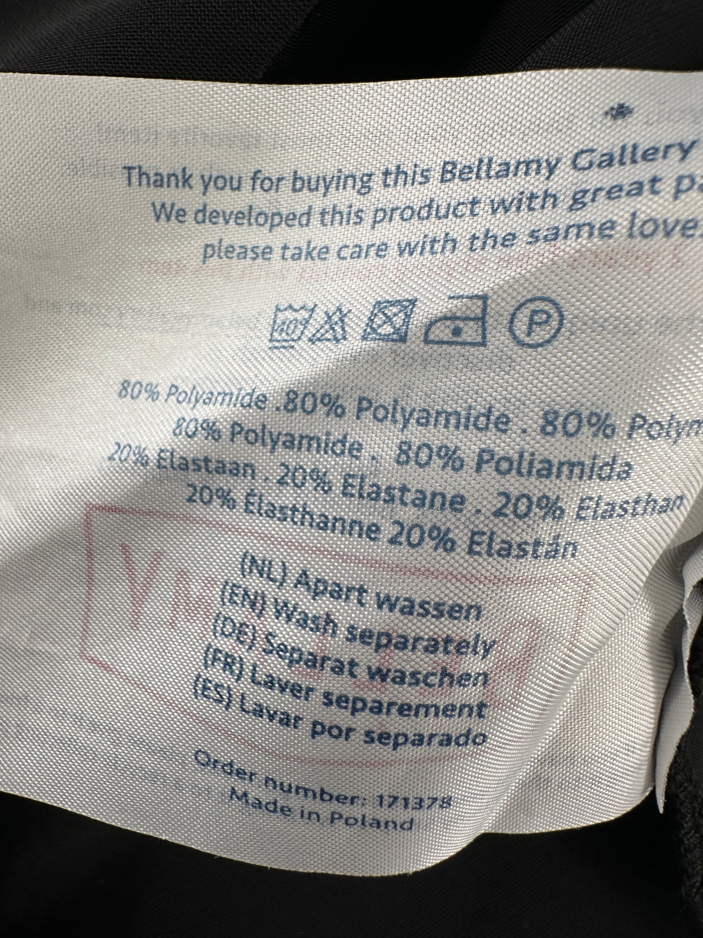 Bellamy jurk travel S
