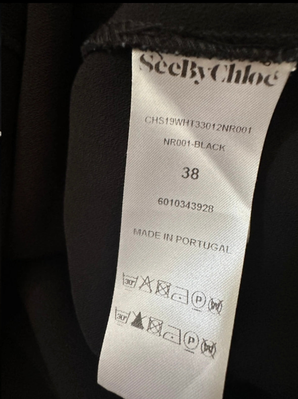 See by Chloe shirt lange mouw S