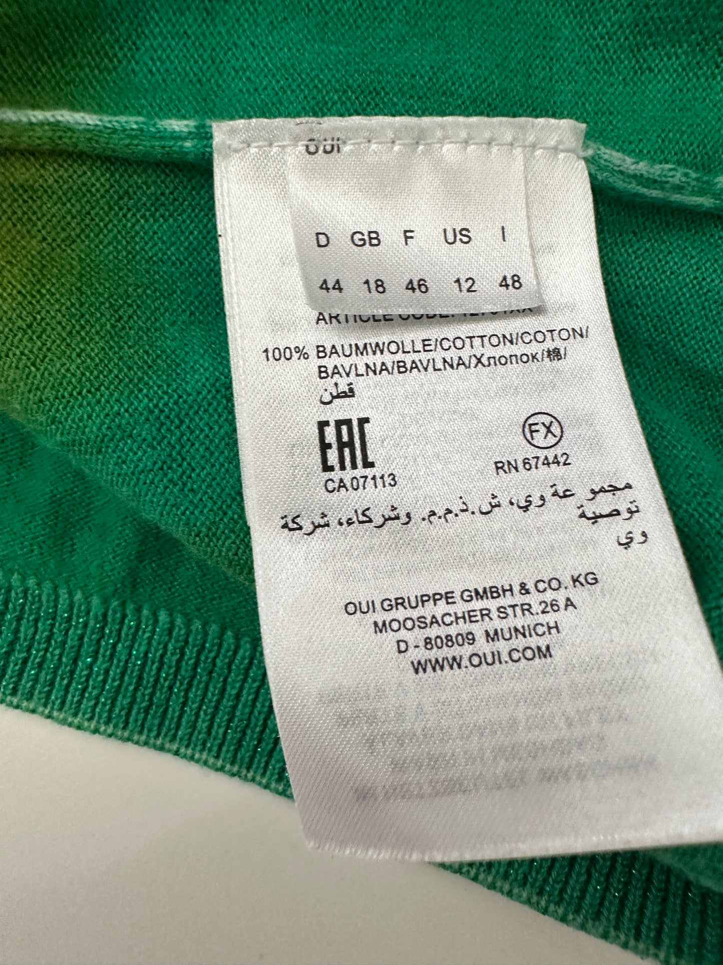 Oui Pullover XXL