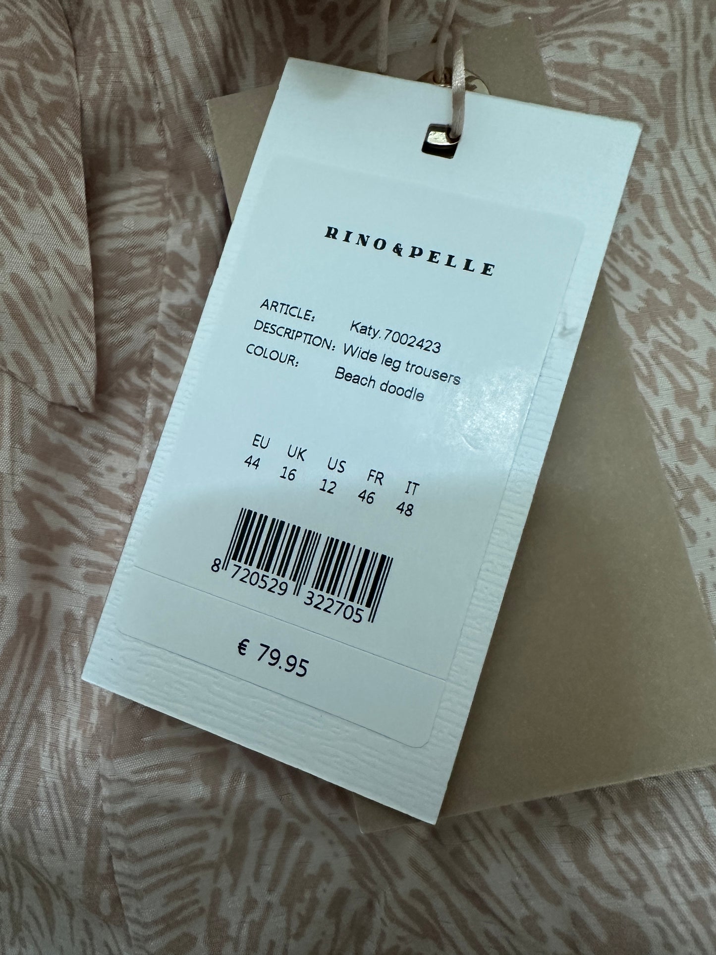 Rino & Pelle broek NIEUW XXL