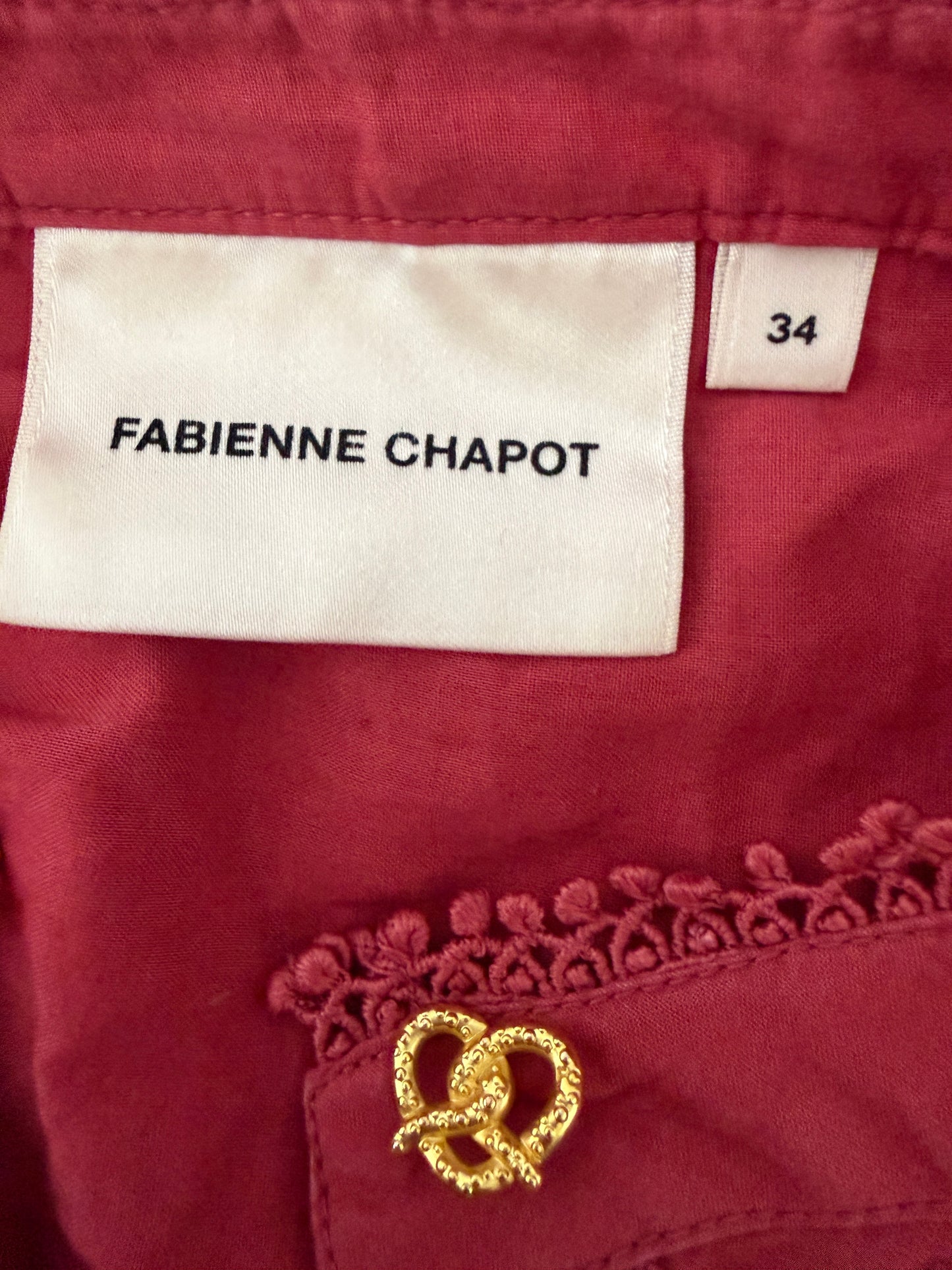 Fabienne Chapot blouse XS
