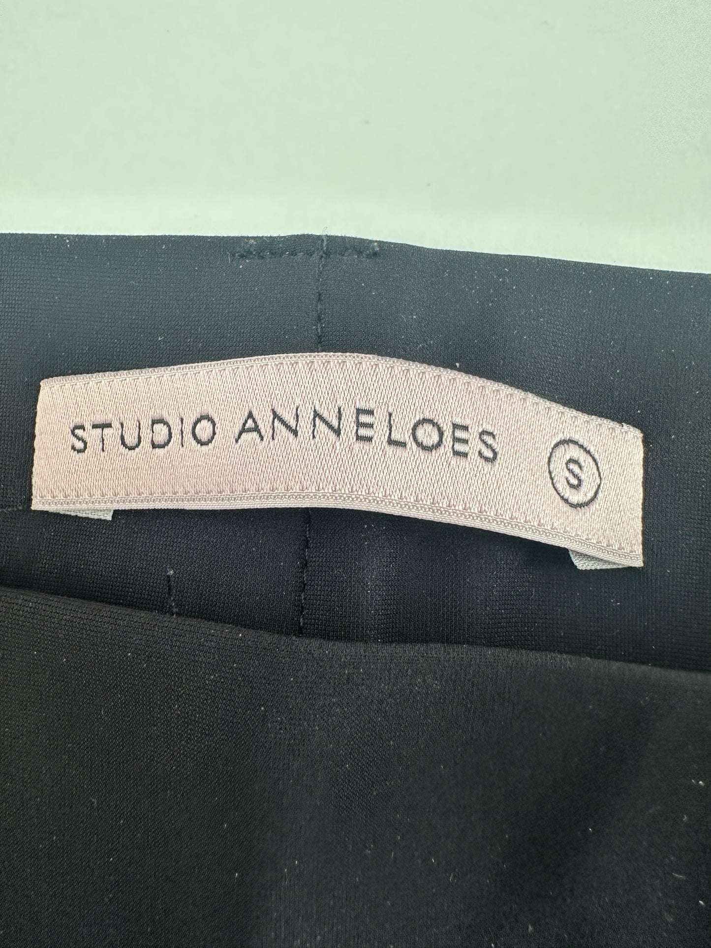 Studio Anneloes broek zwart bonded flared S