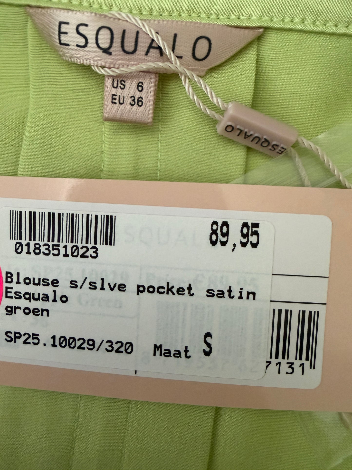Esqualo shirt NIEUW S