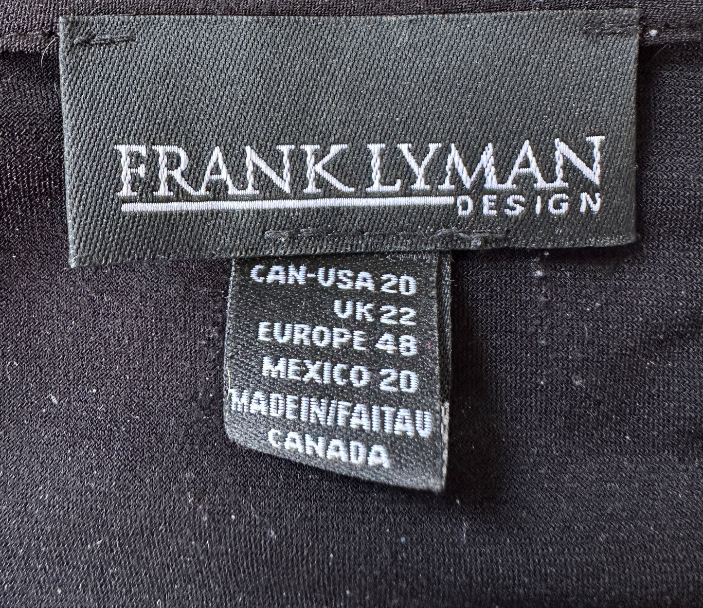 Frank Lyman shirt 46
