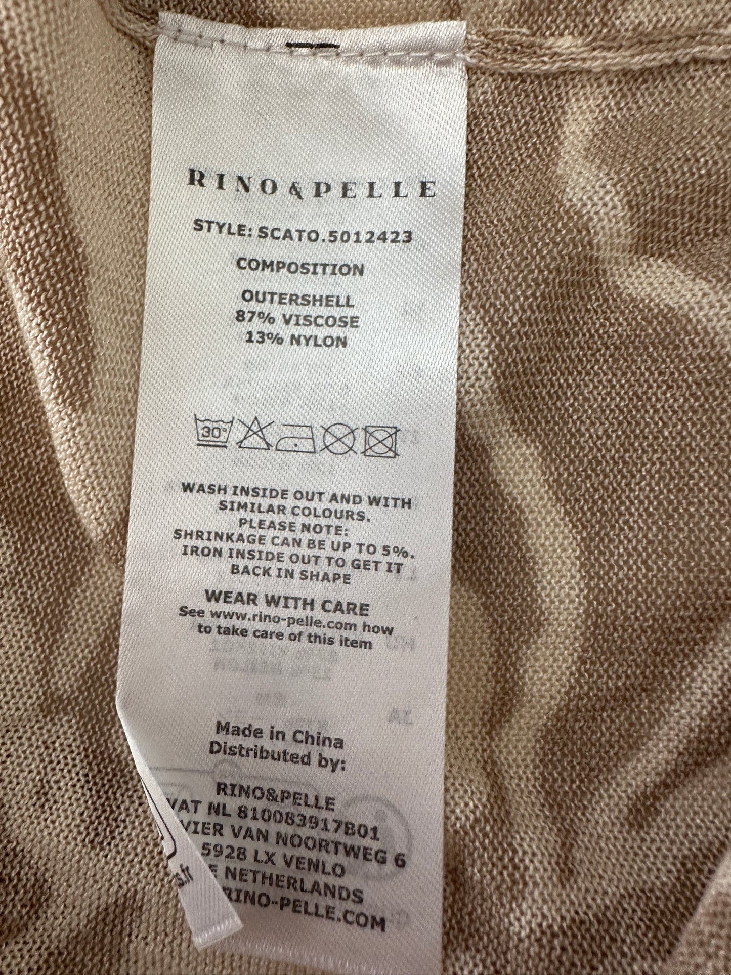 Rino & Pelle vest NIEUW XXL