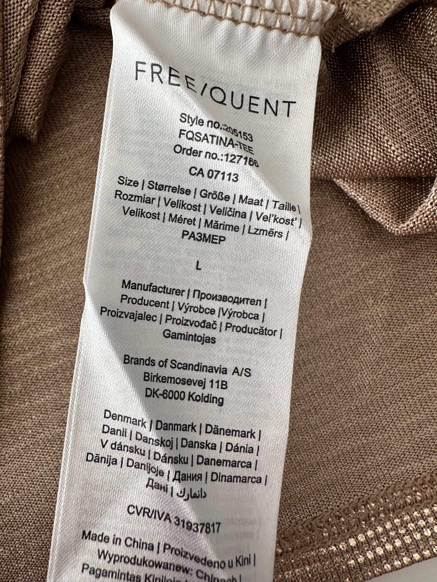 Freequent shirt NIEUW L