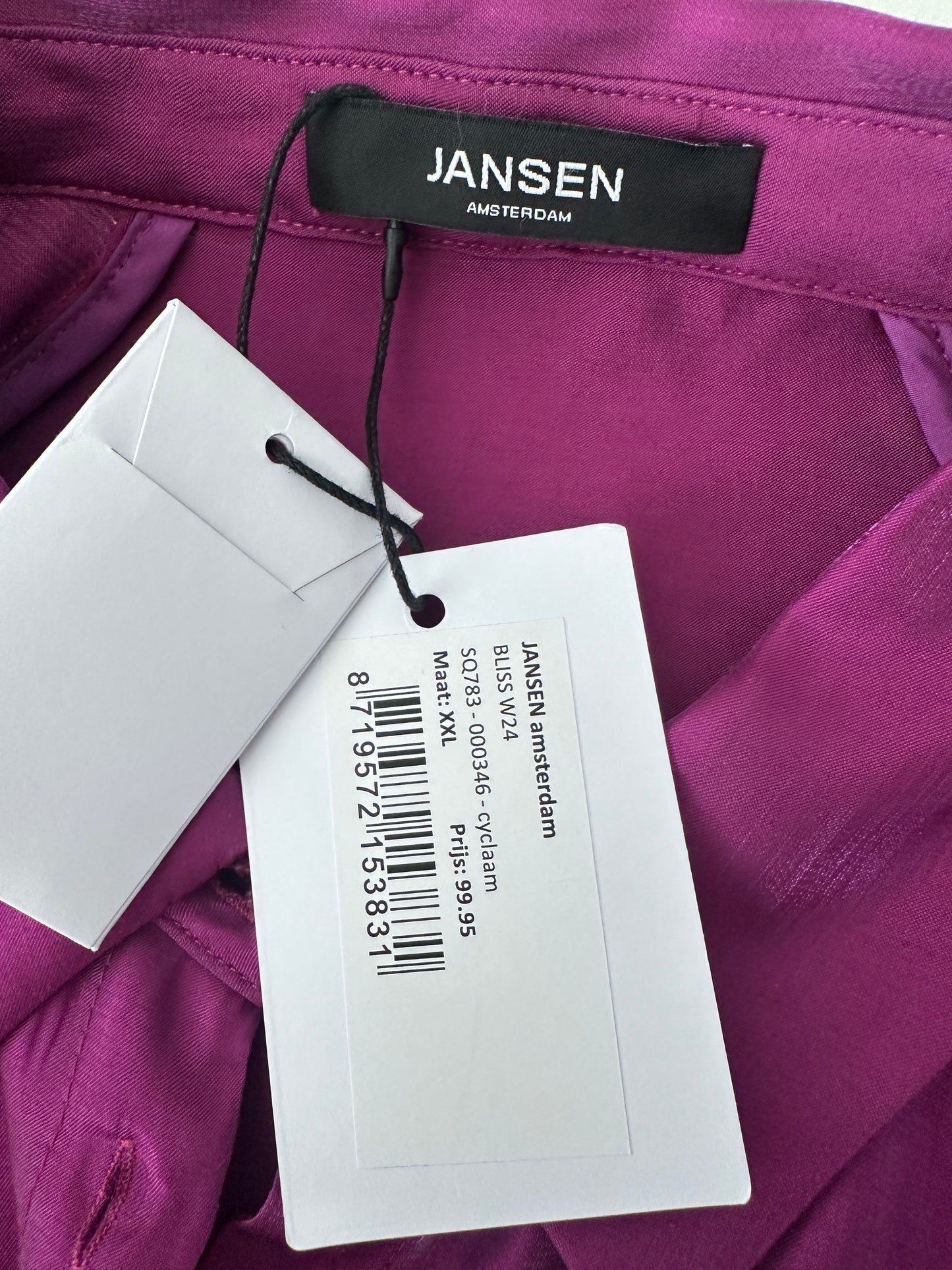 Jansen Amsterdam blouse NIEUW (meerdere maten)