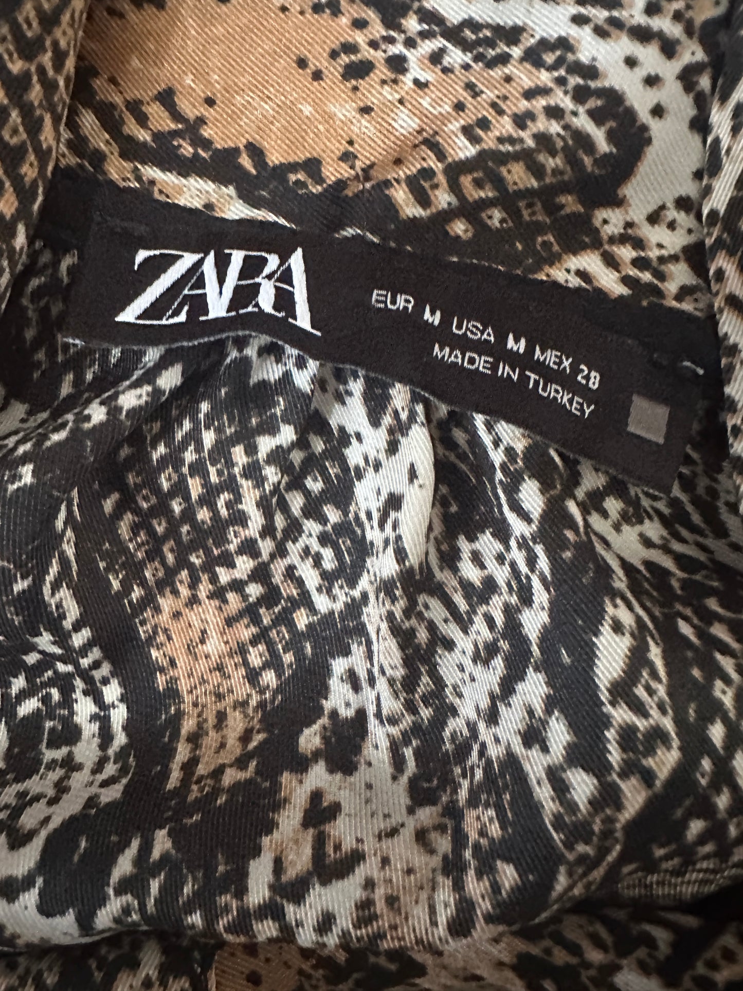 Zara shirt lange mouw M