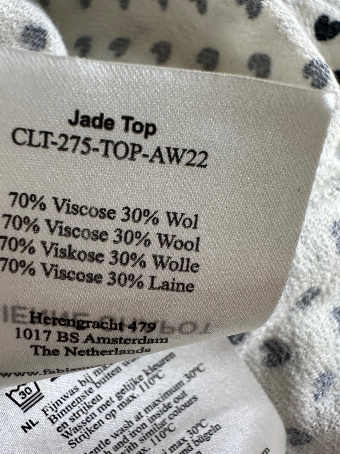 Fabienne Chapot shirt lange mouw S